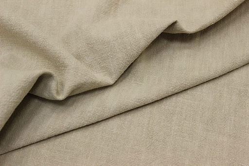 Крапива Рами (Ramie) цв.Бежевый с зеленым оттенком, ш.1.4м, крапива-100%, 240гр/м.кв - Купава фото 6