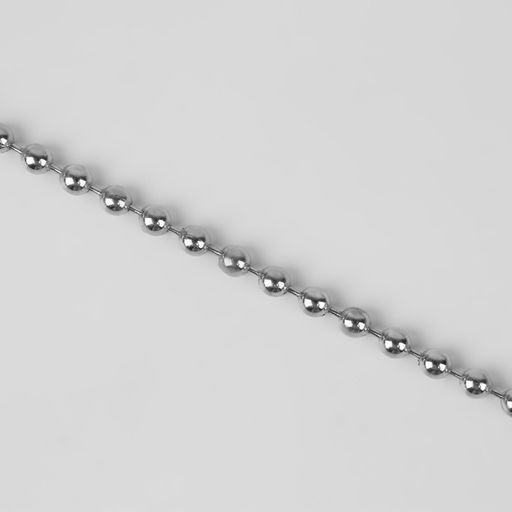 Цепочка для сумки, железная, d = 3,2 мм, 10 0,5 м, цвет серебряный