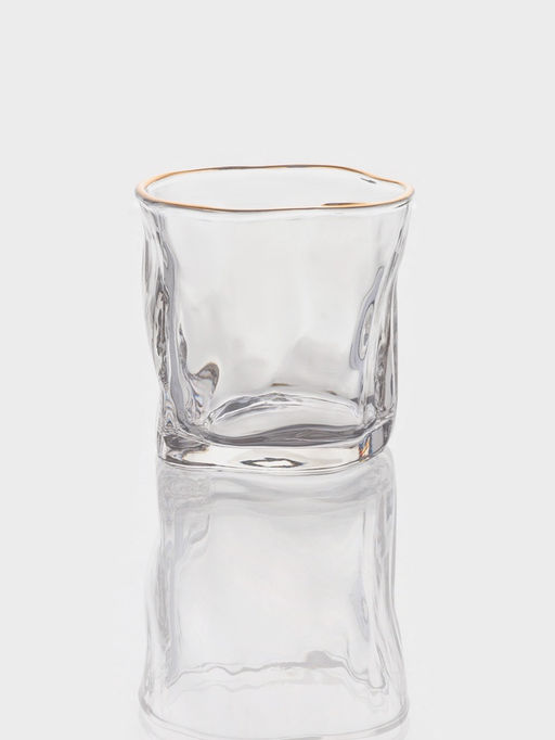 Набор стаканов IceBar.Gold, 250 мл, 6 шт., золотая отводка, стекло, прозрачный