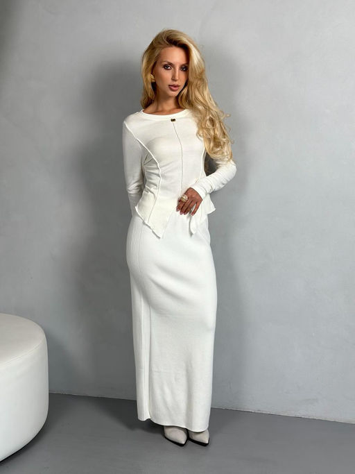 Юбка #КТ6806 (1), молочный