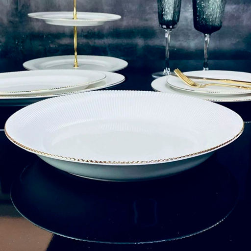 Блюдо Lenardi 30,5 см круглое в под.уп. (х12) Фарфор арт.102-092