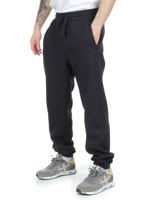 NO26BR DARK BLUE Брюки спортивные мужские (90% хлопок, 10% полиэстер) - Фабричный китай фото 4