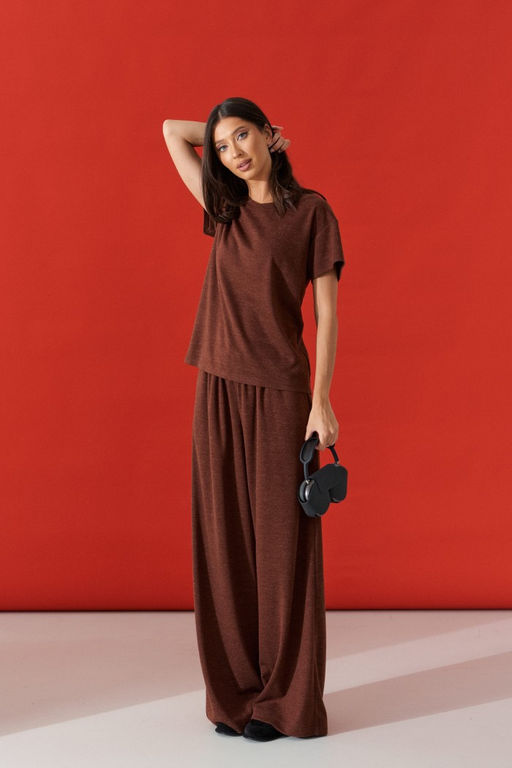 Джемпер Annete А2308 прямой шоколадный  фото 5