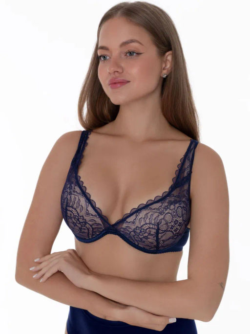 БЮСТГАЛЬТЕР Milavitsa 120192/G66 кобальт/нюд  фото 3