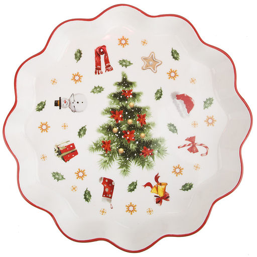 Блюдо Magic of Christmas 26,5*26,5*4см (фарфор) (подарочная упаковка)