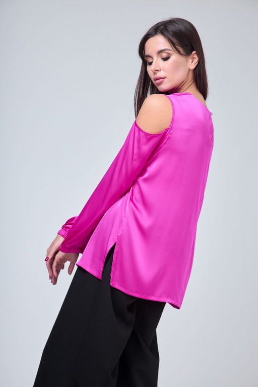 Блуза ANELLI 1218 малиновые тона  фото 9