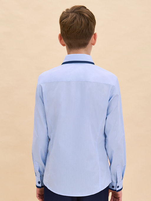 BWCJ7087 Сорочка верхняя для мальчиков - Pelican фото 3