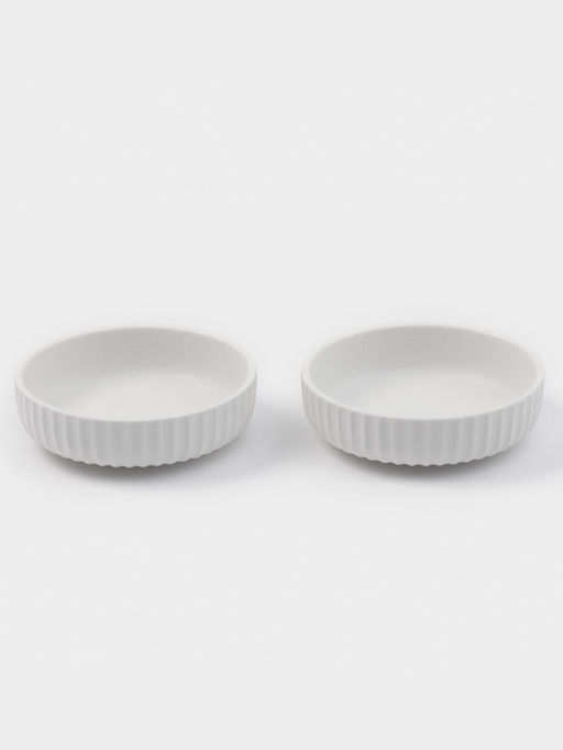 Соусники Magisto Line, набор 2 шт., 80 мл, 9×2.5 см, керамика, белые