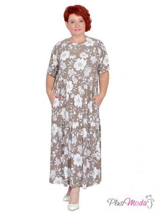 Платье Модель №1264 размеры 44-84 - Plusmoda фото 5