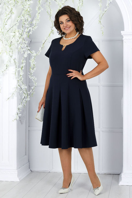 Платье Ninele 7431-Р темно-синий - Mira fashion фото 1237
