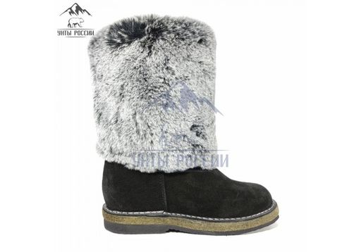 Унты Детские, заяц, войлочная подошва