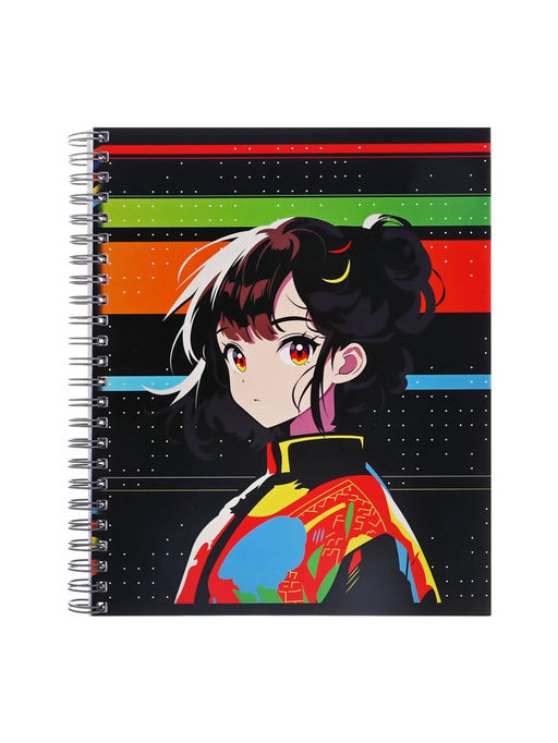 Набор тетрадей Calligrata «Аниме. Яркий стиль», 3 штуки, 96 листов, на гребне, обложка из мелованного картона