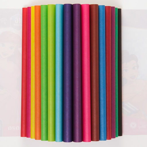 Бумага цветная двусторонняя А4, 16 л., 16 цв., Принцессы, - Disney фото 2