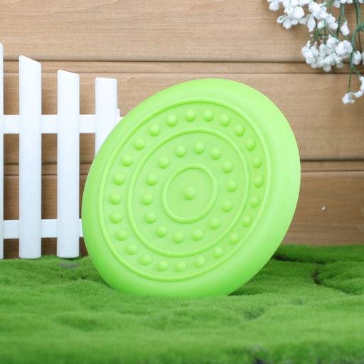 Фрисби НЛО , 18,6 см, жесткая термопластичная резина, зелёный - Пижон фото 2