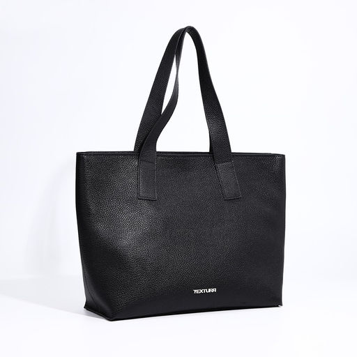 Сумка женская TEXTURA, шоппер, большой размер, цвет чёрный  фото 3