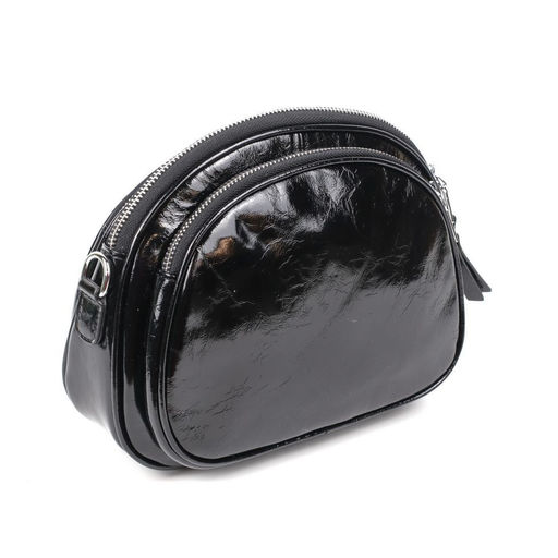 Женская кожаная овальная сумка кросс-боди 0103-1 - Cidirro фото 3