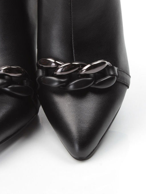 01-PCM343-1 BLACK Ботинки демисезонные женские (натуральная кожа, байка) - Фабричный китай фото 15