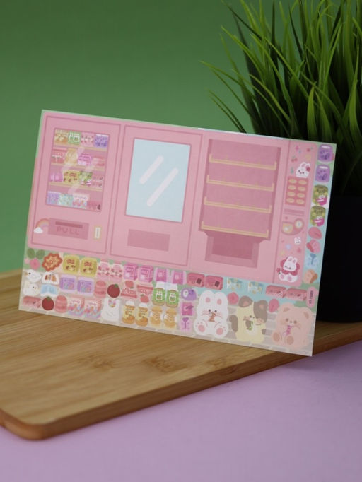 Наклейки-игра "Showcase pink" (20,5*11,5 см)