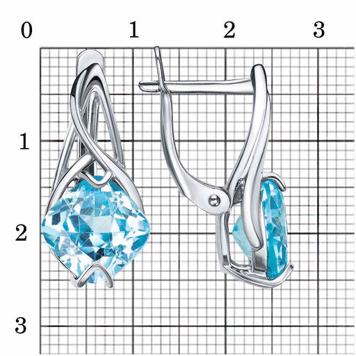 СЕРЬГИ 34815102ПлАк - Красная пресня фото 2