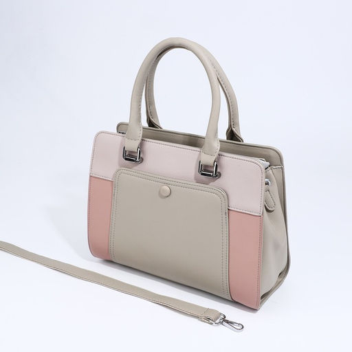 Сумка тоут на молнии, наружный карман, длинный ремень, цвет бежевый - Simaland фото 6