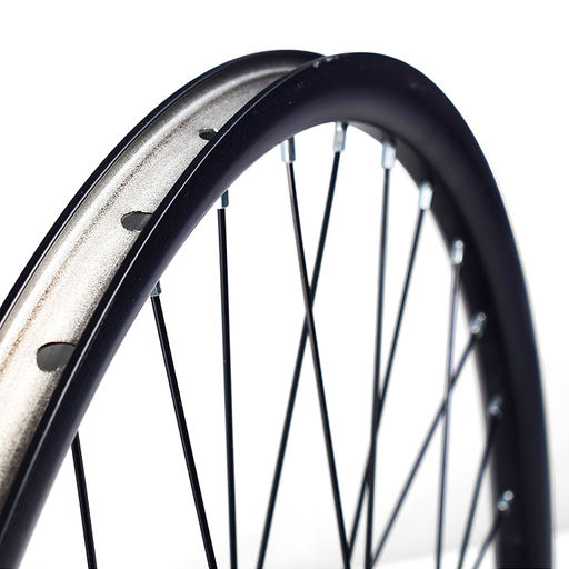 Колесо велосипедное 26" переднее, алюминий, диск 6-болт, с гайками