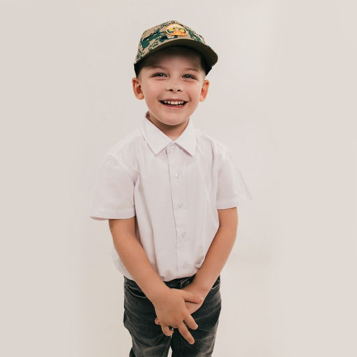 Детская кепка Военный, нашивка герб, р. 5254