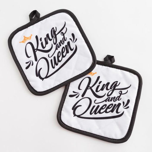 Кухонный набор Доляна Queen, прихватка 17*17 см - 2 шт,100% п/э  фото 2