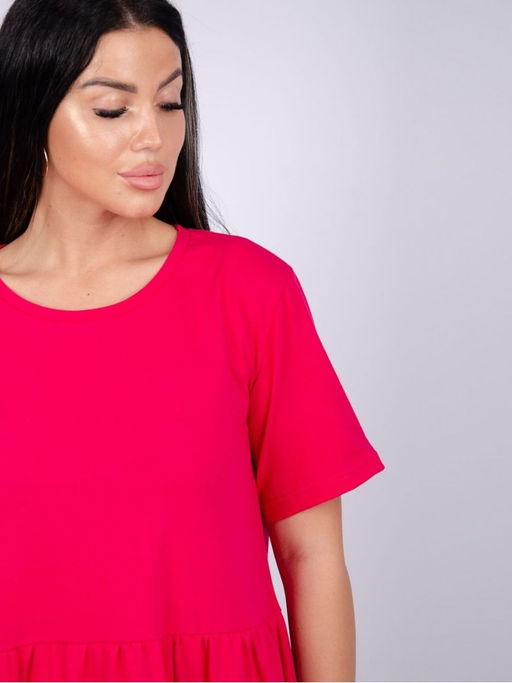 Платье Касадея, трикотаж - Малина фото 4