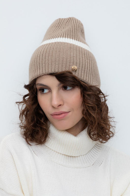 ЕВ 20004/24ш/бежевый шапка жен