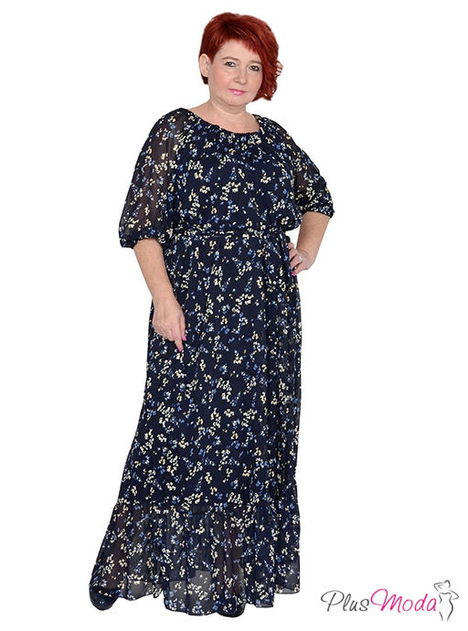 Платье Модель №1275 размеры 44-84 - Plusmoda фото 7