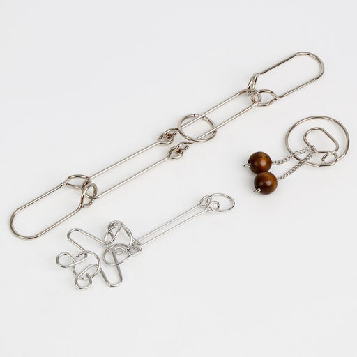 Металлические головоломки Пиглэ, 3 штуки - Puzzle фото 3