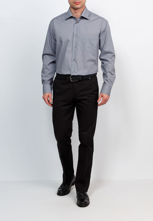 Сорочка мужская длинный рукав CASINO c330/1/grey  фото 3