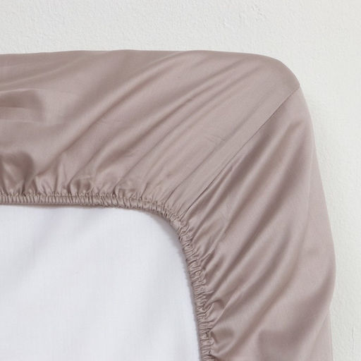 Простыня на резинке Silver cloud 180х200х25 см, 100% хлопок, мако-сатин, 114г/м2 - Этель фото 3