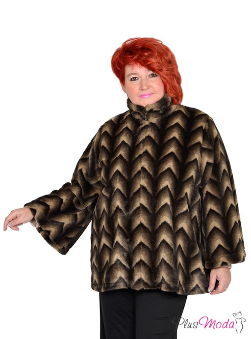 Шубка Модель №1774 размеры 44-84 - Plusmoda фото 3
