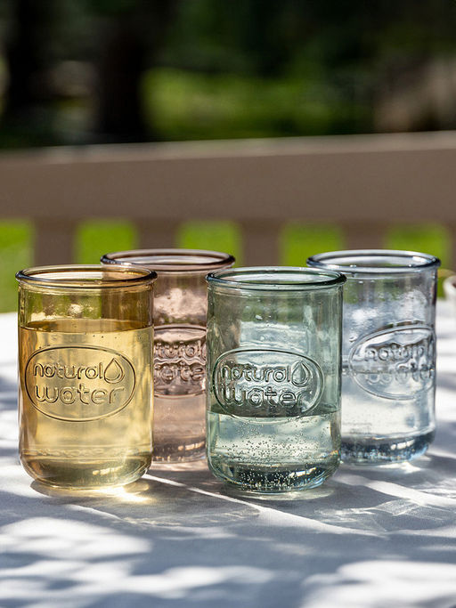 Стакан 400мл голубой cтекло - Denastia фото 4