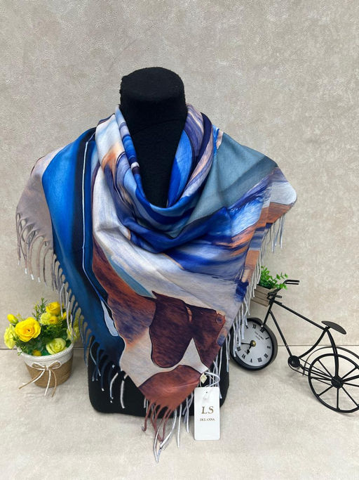 Платок из кашемира, мультицвет