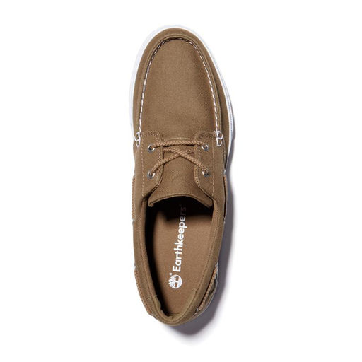 Мокасины Timberland Union Wharf 2.0 EK+ 2 Eye Boat зеленые  фото 4