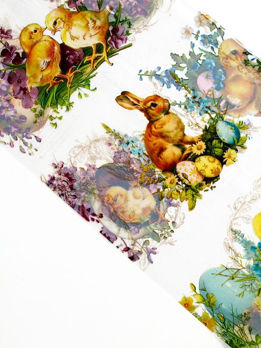 Цена за 2 шт. Набор для украшения яиц на Пасху Цыплята ретро, 9?16 см