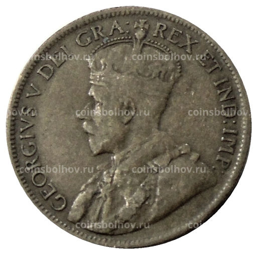 Монета 1 цент 1917 года Канада