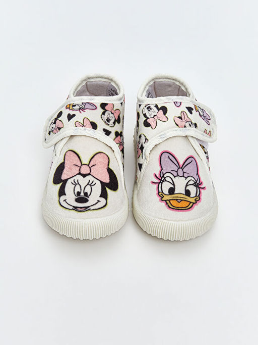Minnie Mouse Bask?l? K?z Bebek Panduf