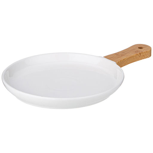 ТАРЕЛКА LEFARD NATIVE С ДЕРЕВ. РУЧКОЙ 30,5*20*2,2 СМ (КОР=24ШТ.)