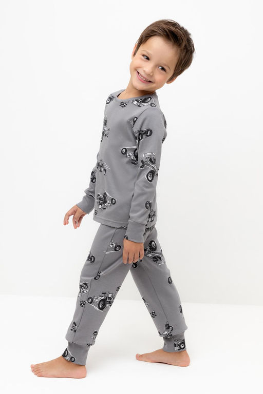 Crockid _ К 1552/серый,быстрые багги пижама дет  фото 3