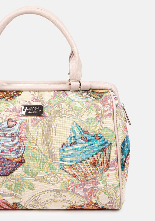 Сумка Модель №303.1 | гобелен | | бежевый цветной | Шармель | 32789 - L-craft фото 7