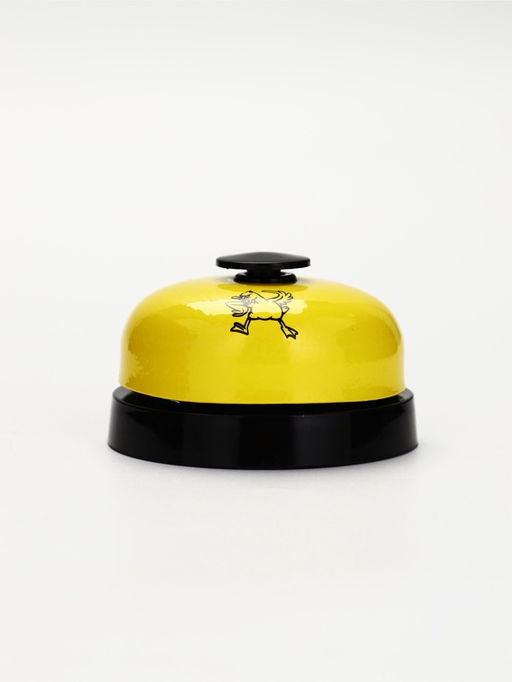 Звонок настольный "Утка", 7.2 х 4,8 см, желтый