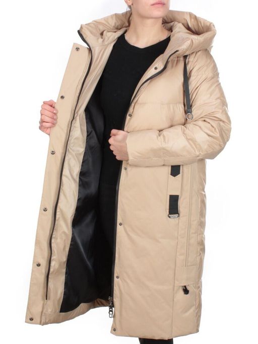 2211 BEIGE Пальто зимнее женское LYDIA (200 гр. холлофайбер) - Fashion фото 9