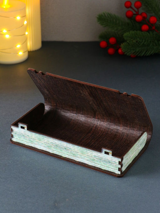 Купюрница подарочная 1000 руб с новогодним конём: Успехов и богатства, 18?9.5?3.5 см - Дарим красиво фото 6