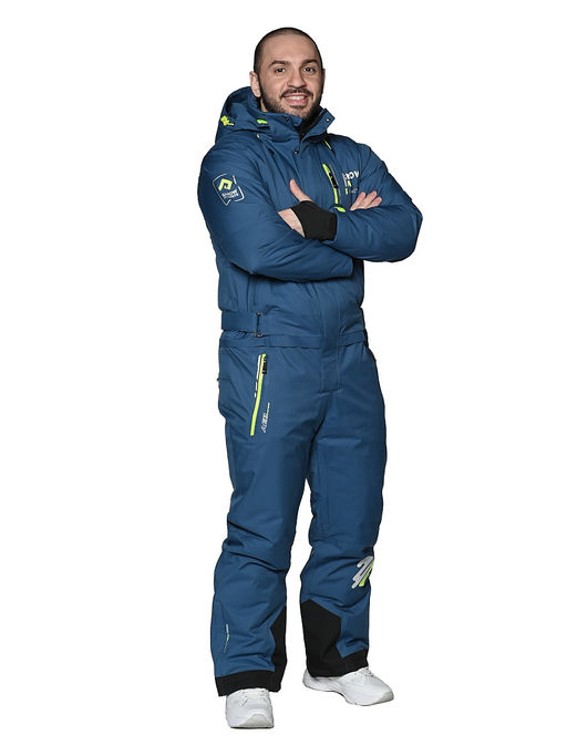 Комбинезон A-89031 Серо-голубой