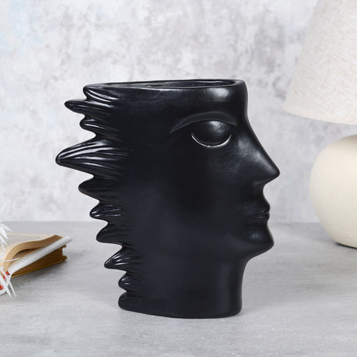 Ваза-кашпо декоративное Лицо 23 см / FM821 /уп 12/ - ГалеонТрейд фото 4