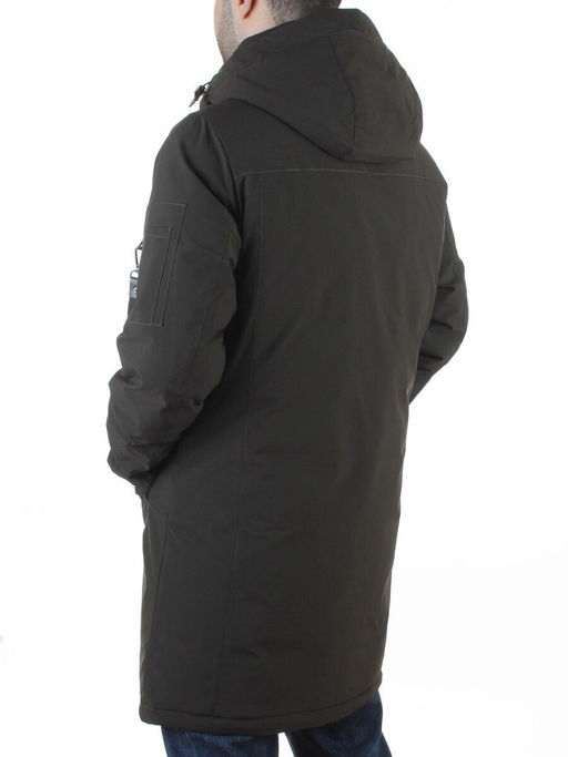 D6211 DK. GREEN Куртка мужская зимняя (200 гр. холлофайбер)