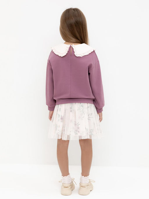 Crockid _ КР 7129/розовый,полевые бабочки к553 юбка для дев  фото 3